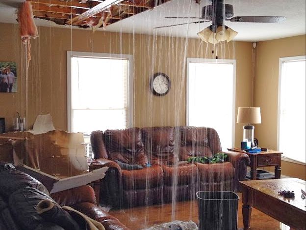 hardwood water damage